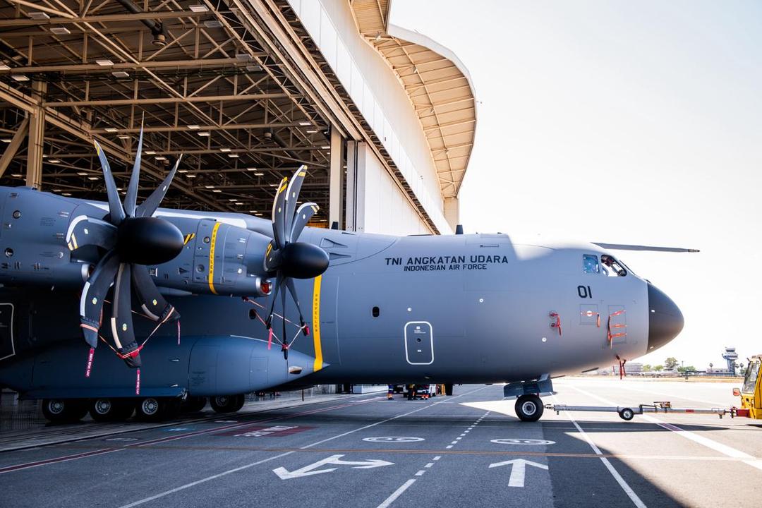 3 Potret Gagahnya Airbus A400M, Pesawat Pesanan RI Dicat Warna TNI AU