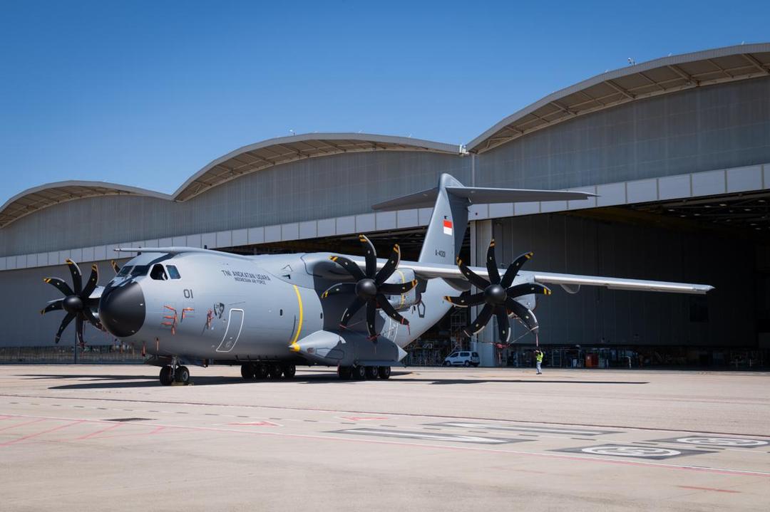 Pesawat Airbus A400M Pesanan Kemenhan Tiba di RI November 2025