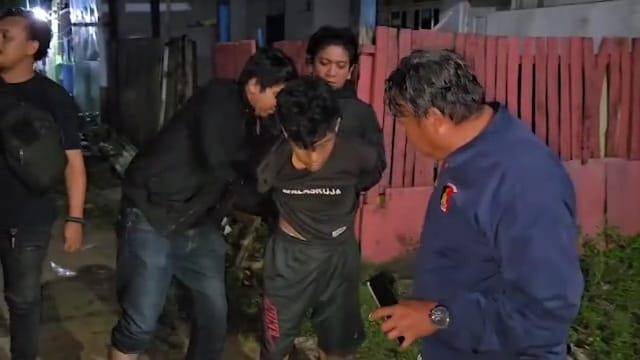 Pelaku geng motor yang kerap menyerang warga di Makassar ditangkap polisi/istimewa