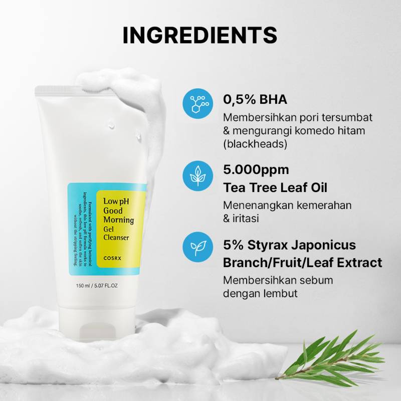COSRX AC Low pH Good Morning Cleanser (cosrx.id)