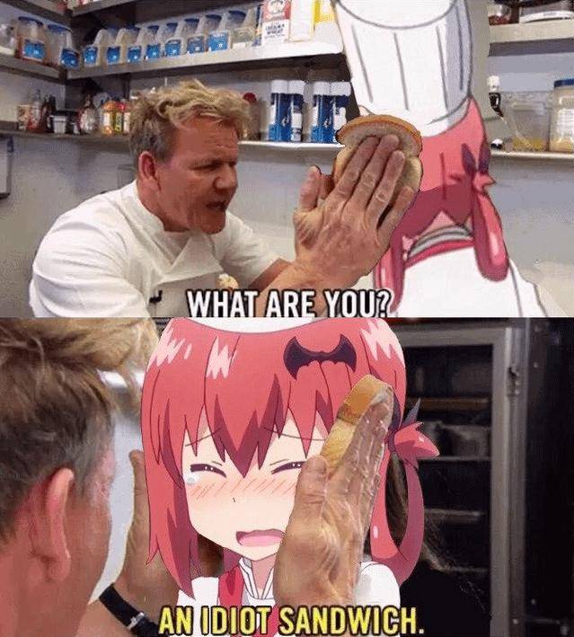 meme Gordon Ramsay tema anime (reddit.com/user/NanoGenji)