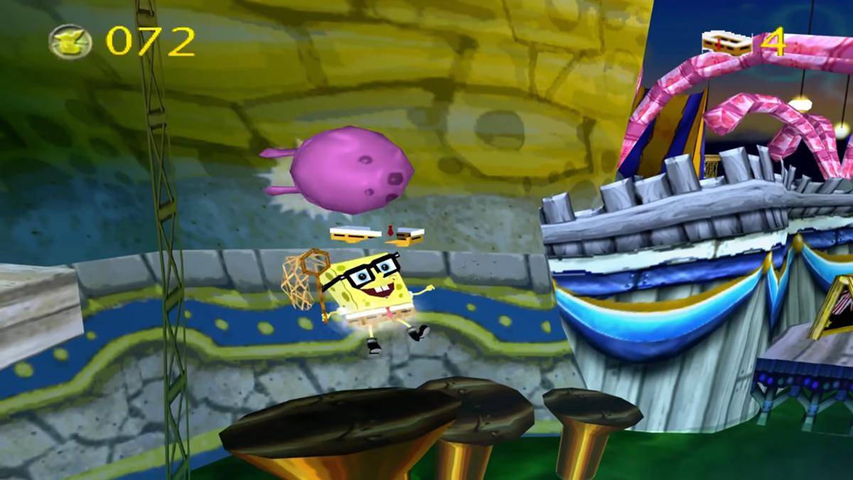 cuplikan gameplay SpongeBob Revenge of the Flying Dutchman (dok. THQ/SpongeBob Revenge of the Flying Dutchman)