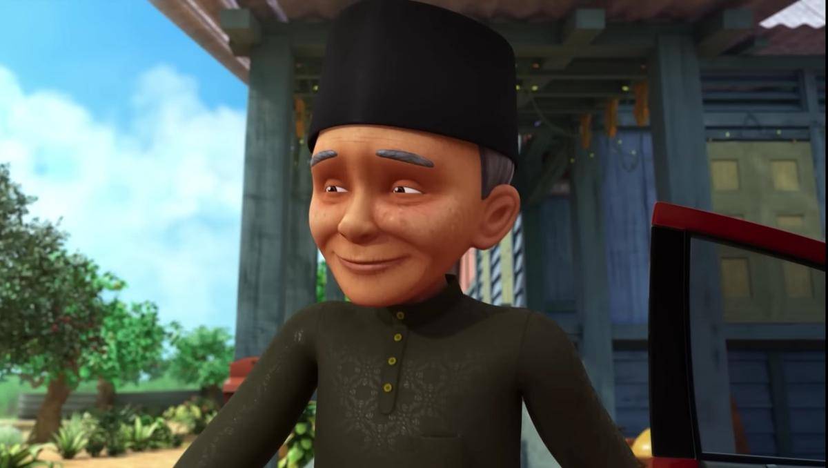 Tok Dalang di serial animasi Upin & Ipin (youtube.com/Les' Copaque Production)