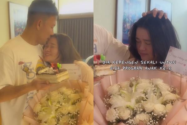 7 Potret Kejutan Ultah ke-39 Istri Denny Sumargo, Ingin Program Anak Kedua