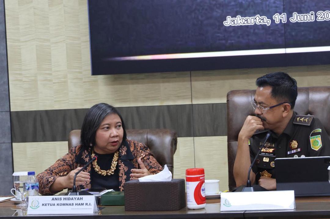 Temui Kejagung, Komnas HAM Desak Penyelesaian 16 Pelanggaran HAM Berat 