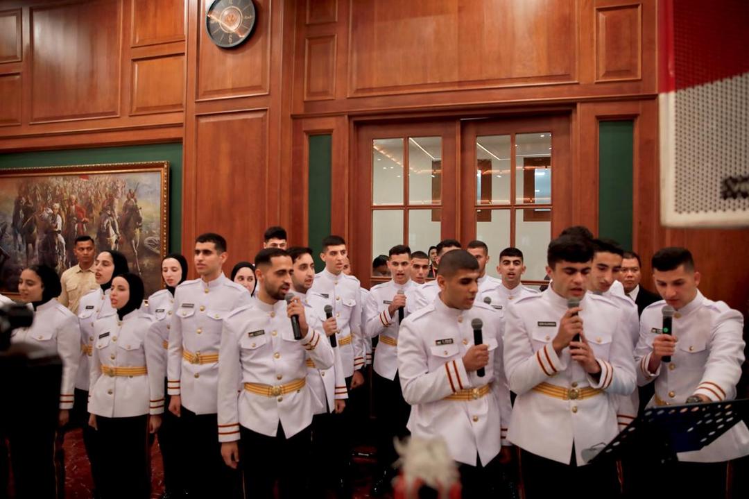 Momen Prabowo Minta Lagu Kebangsaan Palestina Dinyanyikan di Unhan