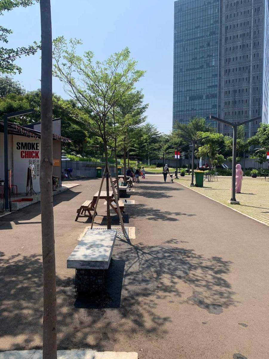 Area tempat duduk di Cibis Park (google.com/maps/M Dean Karisa)