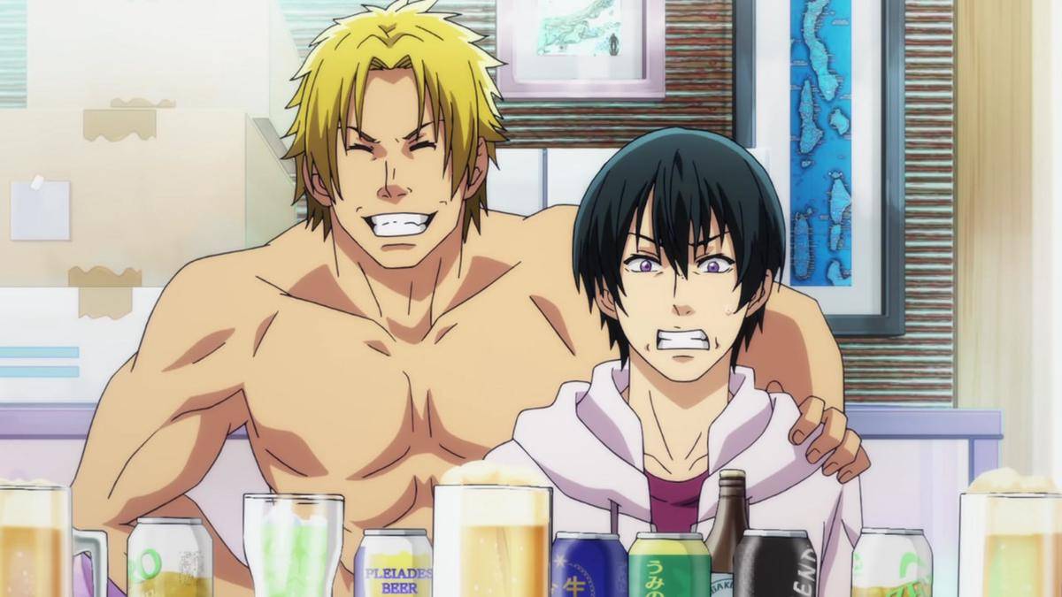 Kotobuki dan Iori dari Anime Grand Blue (dok. Zero-G/Grand Blue)