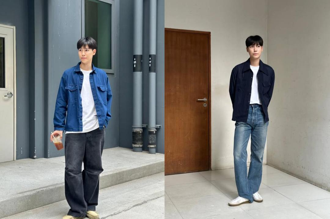 7 Inspirasi Styling Plain T-shirt ala Aktor Junior Panachai, Understated Coolness!