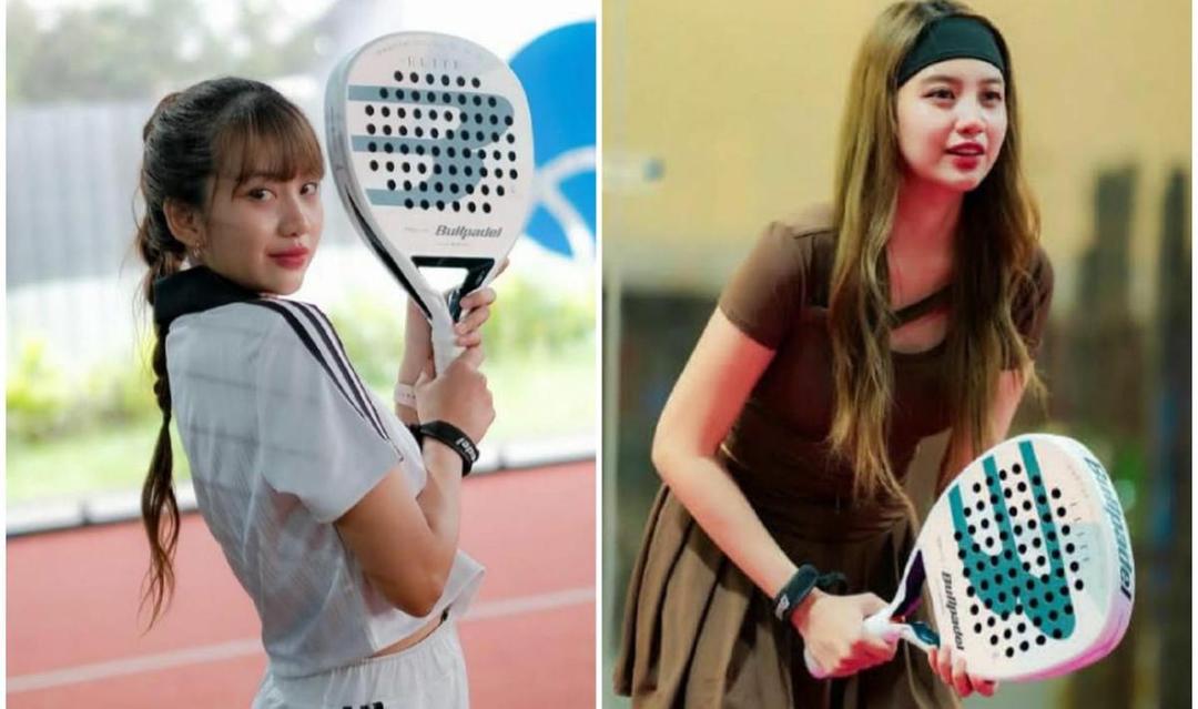 9 Potret Ghea Indrawari Ikut Main Padel, Seru tapi Susah
