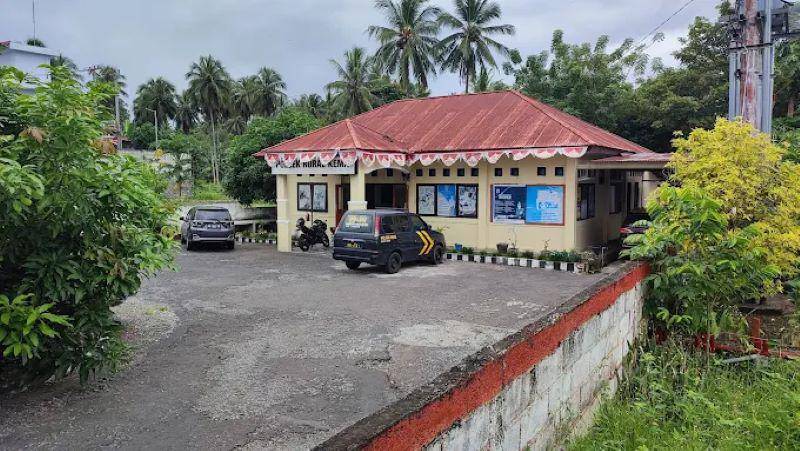 Polsek Kema di Jalan Kema-Makalisung, Kelurahan Kema Satu, Kecamatan Kema, Kabupaten Minahasa Utara, Sulawesi Utara. Dok. Polsek Kema