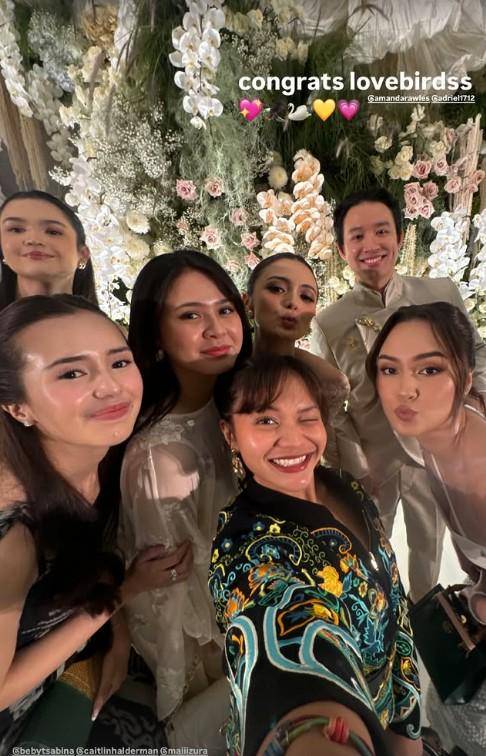 Artis di Resepsi Pernikahan Amanda Rawles (Instagram.com/amandarawles)