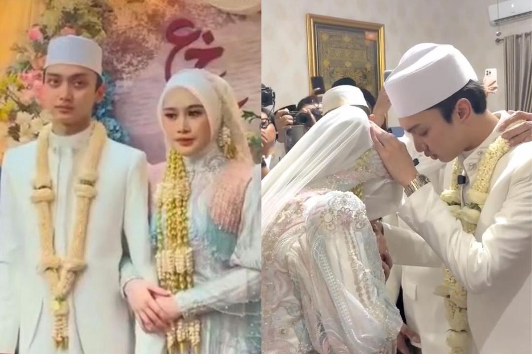 7 Potret Akad Nikah Gus Azmi dan Khansa Mariska, Khidmat!