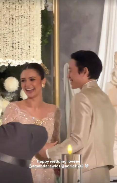 Resepsi Pernikahan Amanda Rawles dan Adriel (Instagram.com/amandarawles)