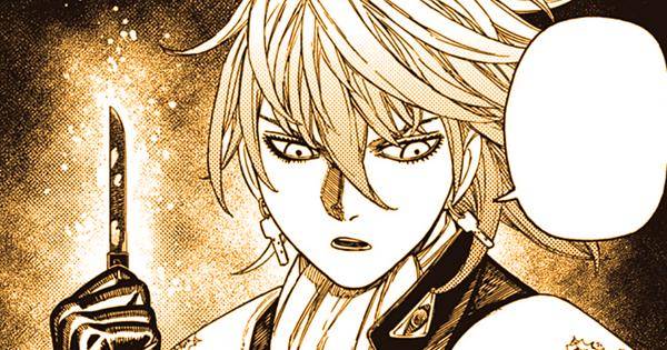 Saint Germain memegang belati Asura - Dandadan