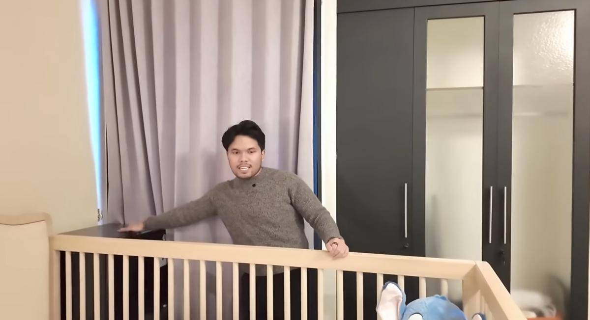 Kamar anak Thariq Halilintar dan Aaliyah Massaid (YouTube.com/Thariq Halilintar)