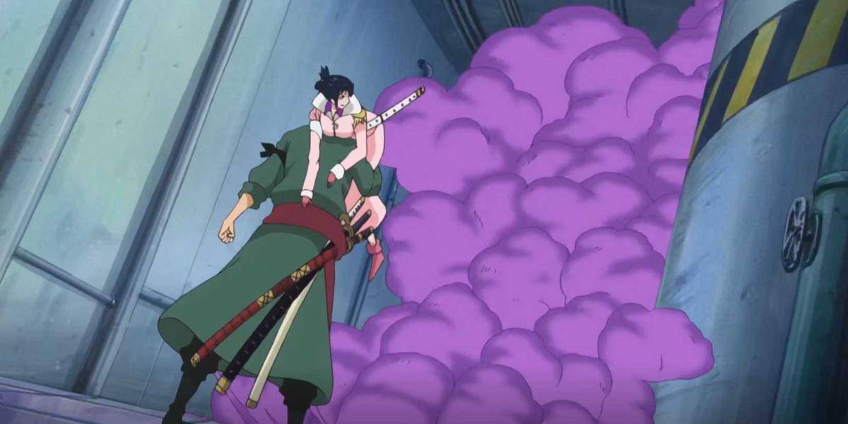 Roronoa Zoro dan Tashigi Punk Hazard (Dok. Toei Animation/One Piece)