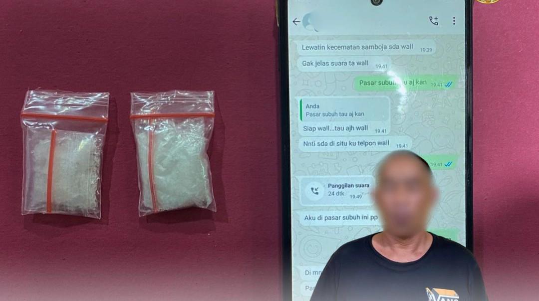 Transaksi Sabu Gagal Total, Warga Banjarbaru Apes Ditangkap Polisi