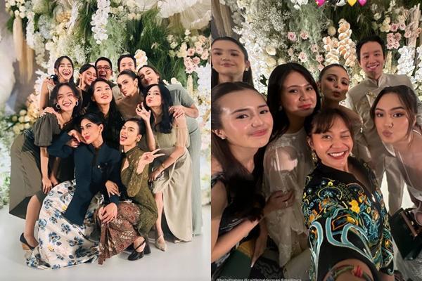 Potret Tamu Artis di Resepsi Pernikahan Amanda Rawles di Jakarta