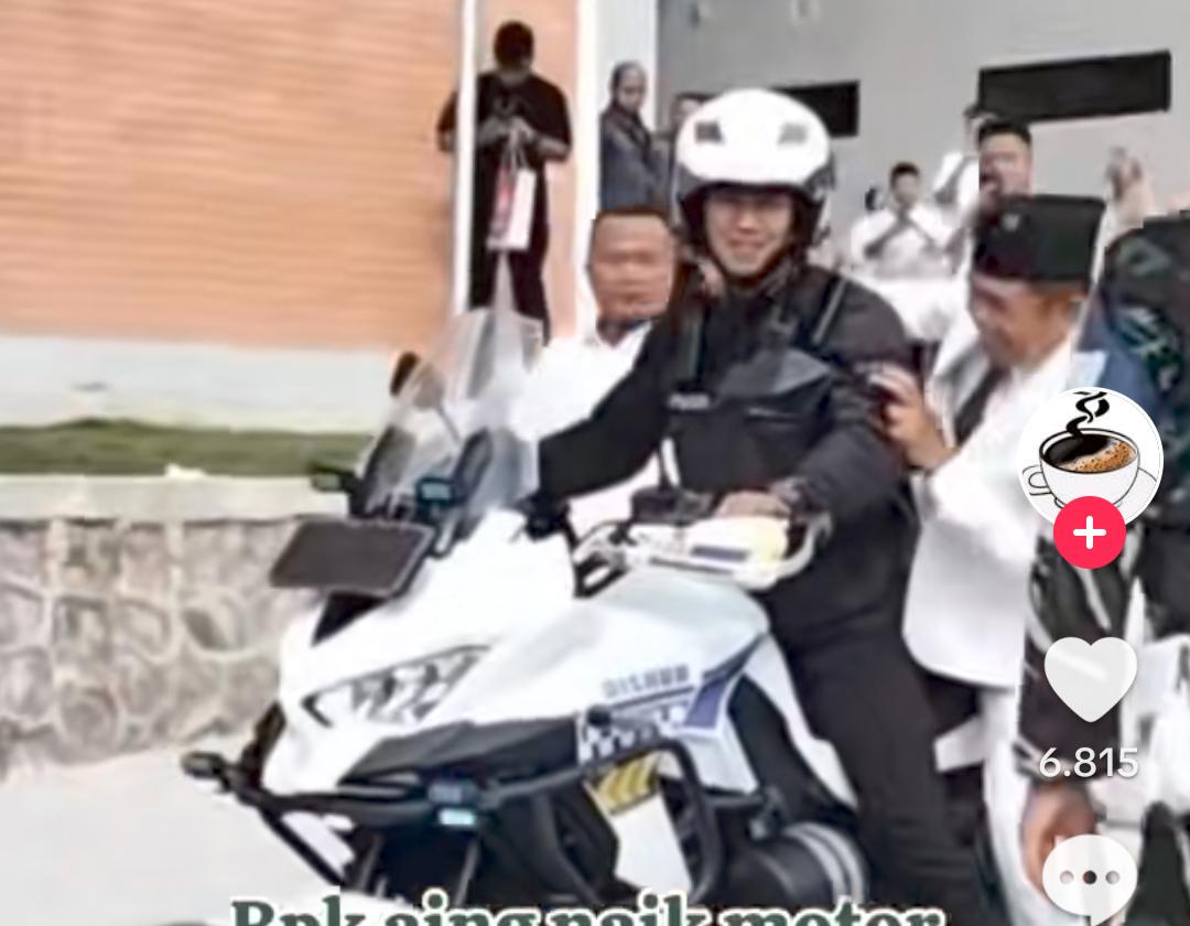 Gubernur Dedi Mulyadi Viral Tak Pakai Helm, Klarifikasi Minta Ditilang