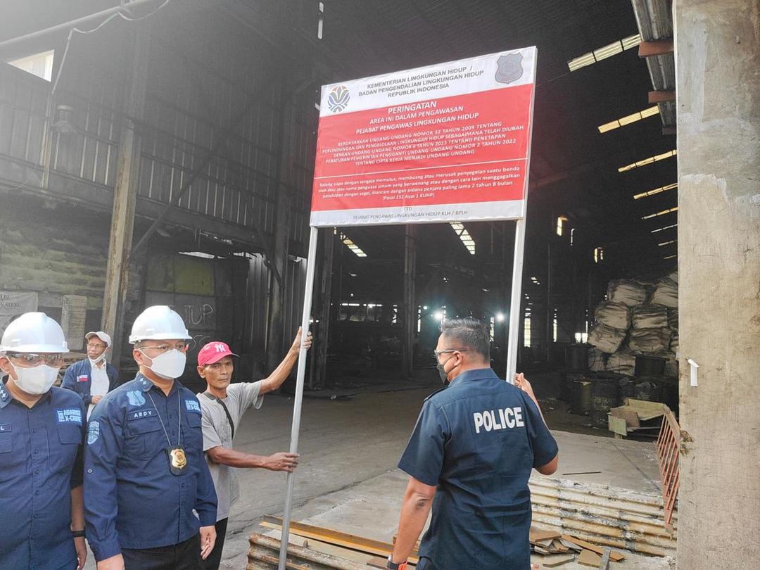 Cemarkan Udara, KLH Segel Dua Perusahaan di Bekasi 