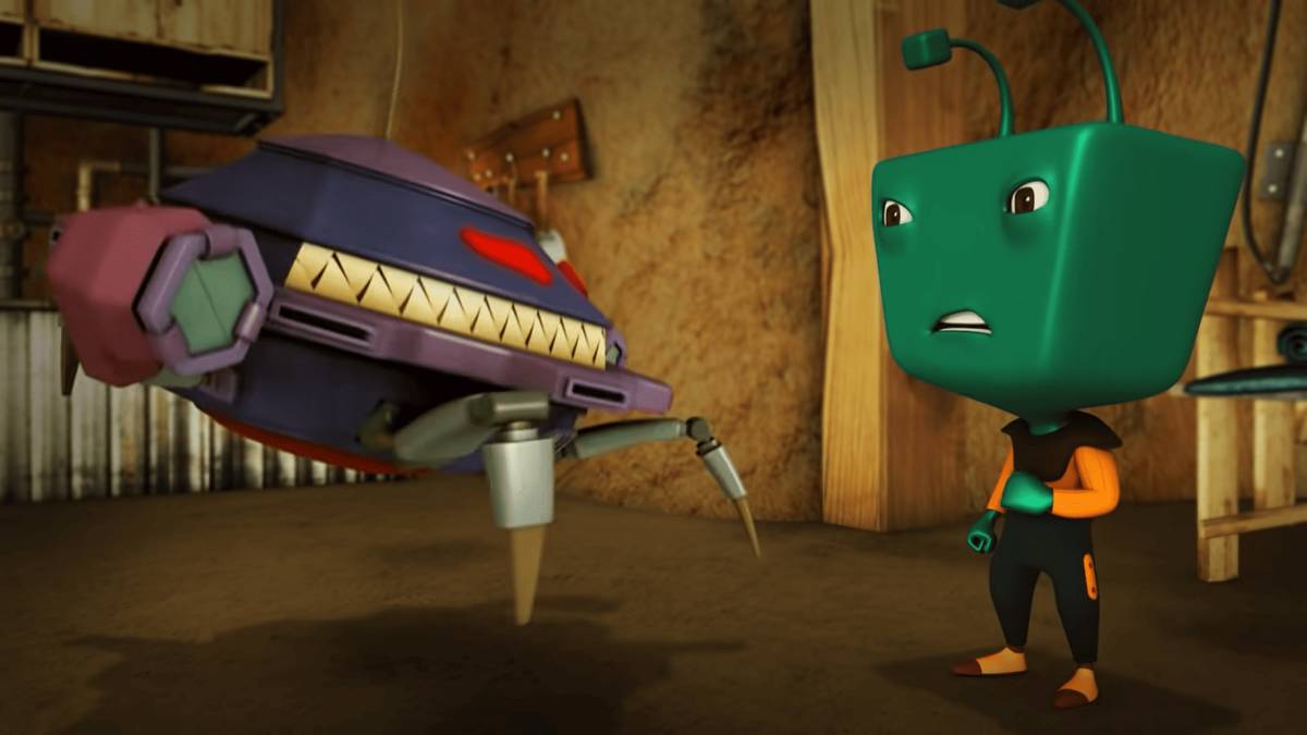 Adu Du berselisih dengan Probe (dok. Monsta Studios/BoBoiBoy)