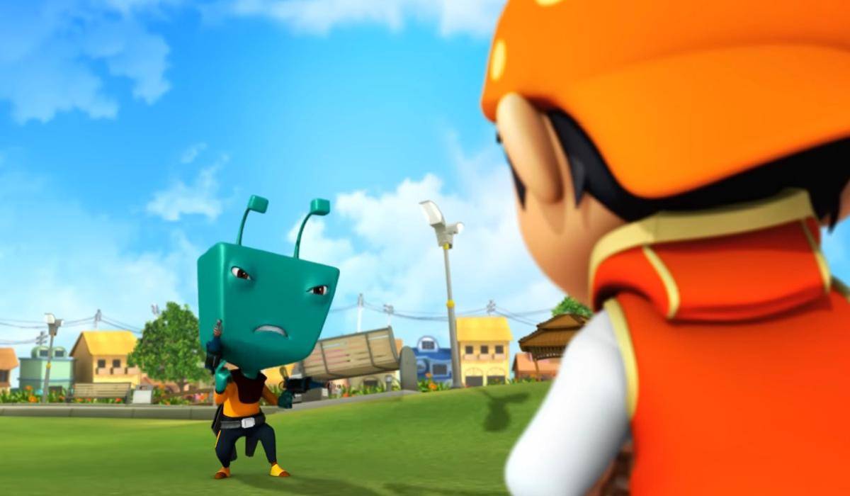 Adu Du berkonflik dengan BoBoiBoy (youtube.com/Monsta)