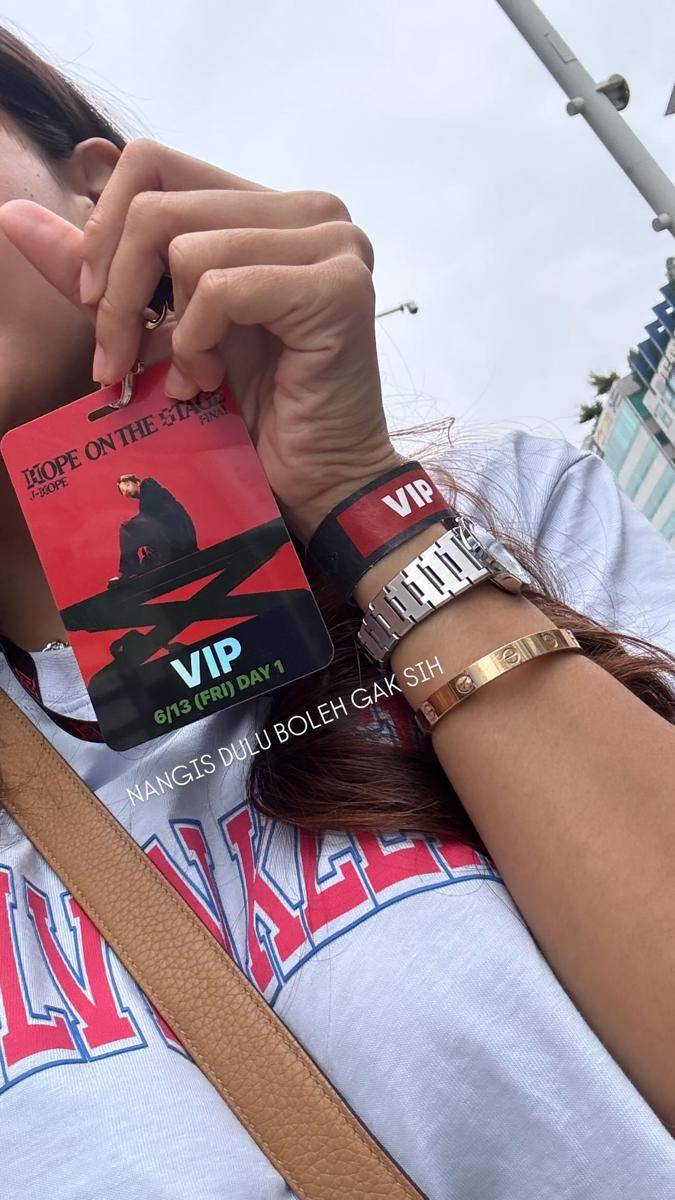 potret Audi Marissa ke BTS FESTA 2025 (Instagram.com/audimarissa2025)