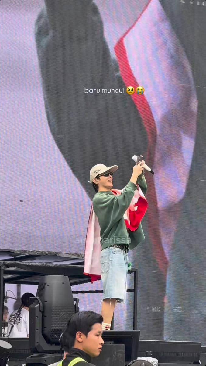 potret J-HOPE di BTS FESTA 2025 (Instagram.com/audimarissa2025)