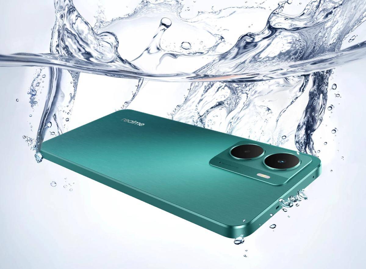 ilustrasi realme P3 5G yang punya proteksi debu dan air (realme.com)