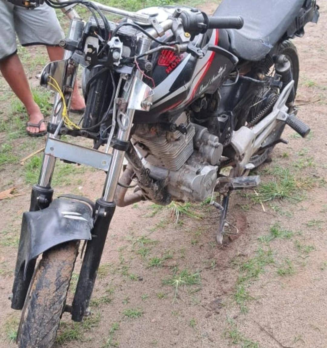Motor korban ditemukan di TKP kecelakaan. (Dok. Istimewa)