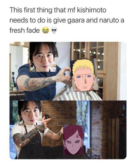meme kocak Naruto tentang rambut (reddit.com/user/CrAzy_ShR3y)