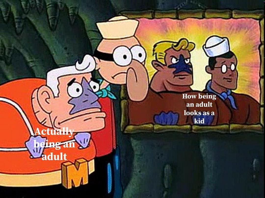 8 Meme Mermaid Man dari SpongeBob, Pahlawan Pensiun