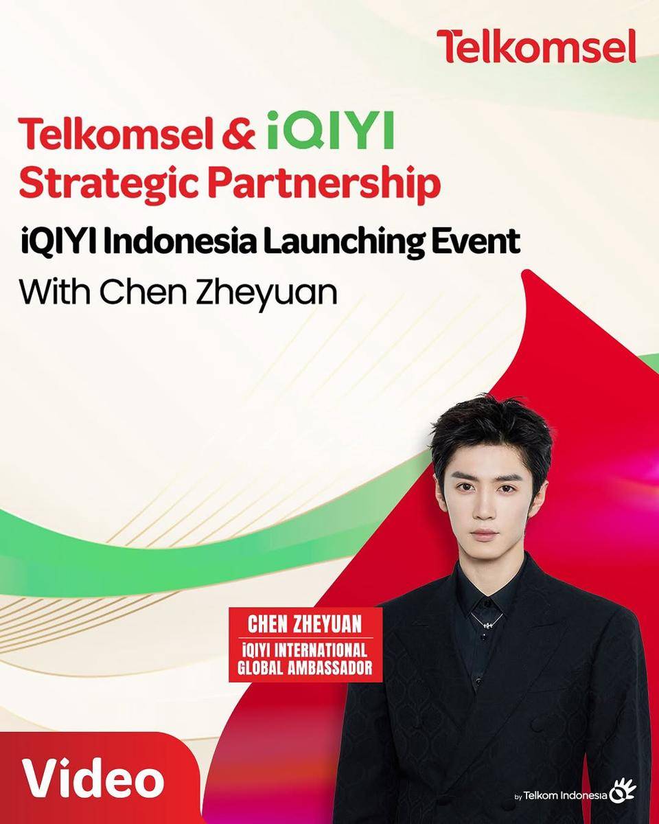 poster Meet and Greet Chen Zheyuan di Jakarta (instagram.com/telkomsel)