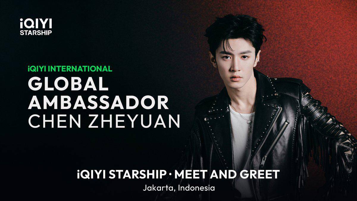 poster Meet and Greet Chen Zheyuan di Jakarta (dok. iQiyi)