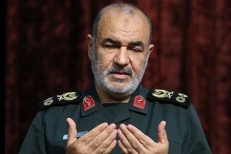 Mayor Jenderal Hossein Salami, mantan panglima tertinggi Garda Revolusi Iran. (Tasnim News Agency, CC BY 4.0 <https://creativecommons.org/licenses/by/4.0>, via Wikimedia Commons)