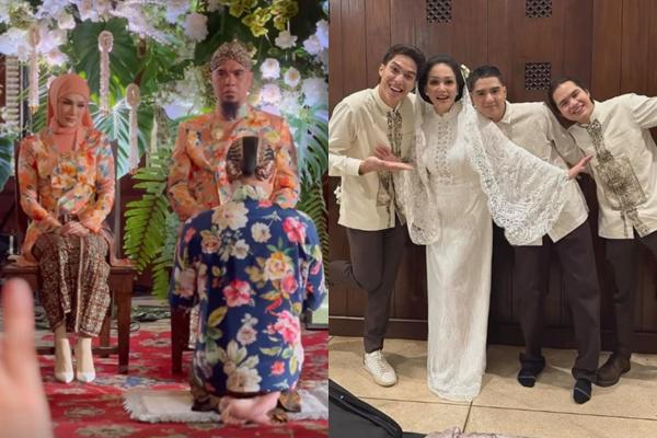 8 Potret Keluarga di Siraman dan Pengajian Al Ghazali, Ahmad Dhani dan Maia Kompak Hadir