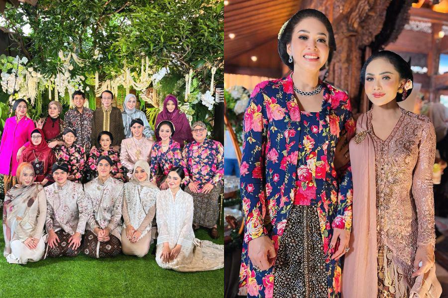8 Gaya Tamu dan Keluarga di Siraman Al Ghazali, Maia Tampil Istimewa