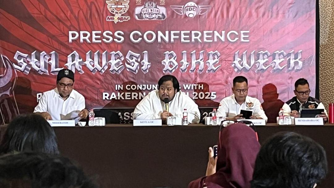 HDCI Helat Sulawesi Bike Week, Ribuan Bikers Ngumpul di Makassar