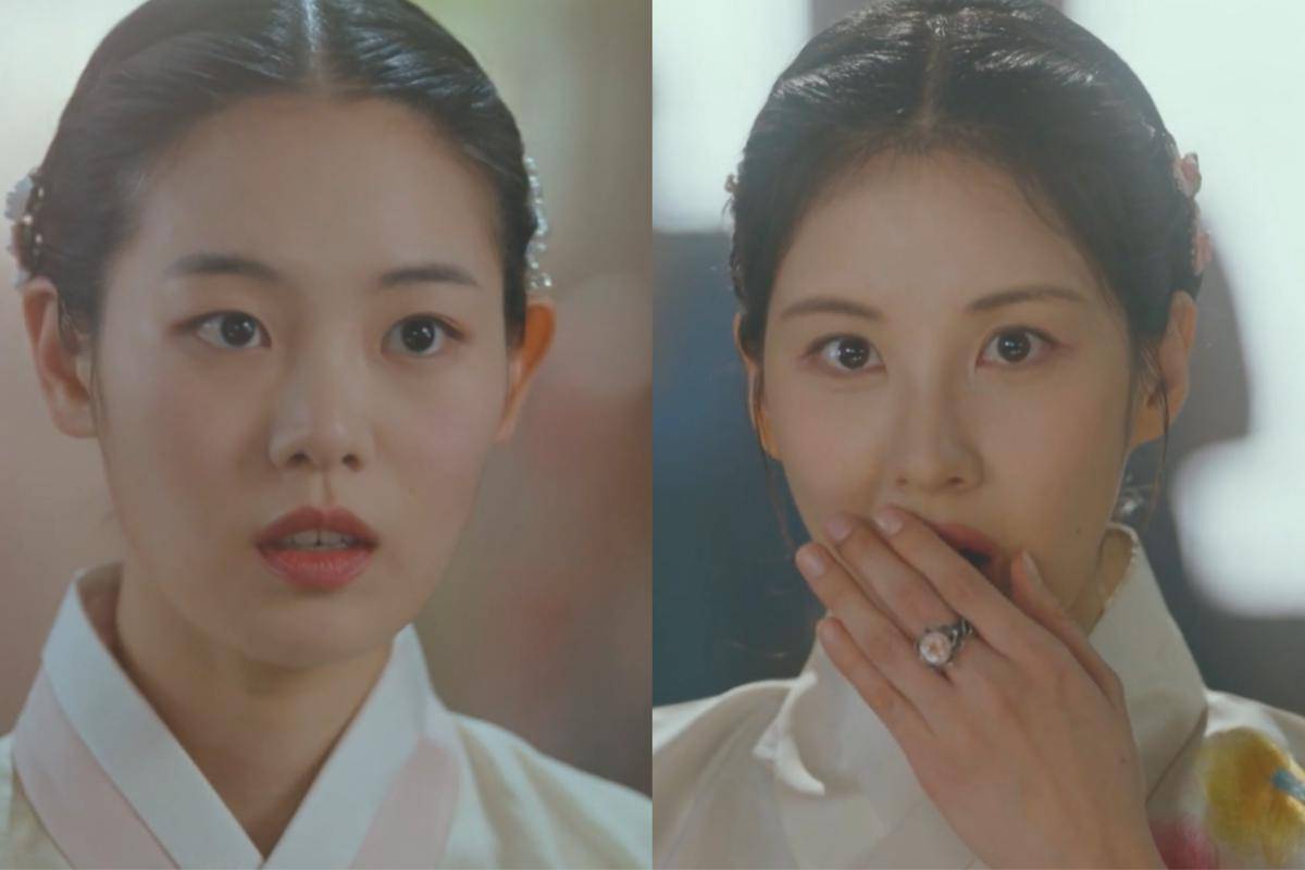 Cho Eun Ae (Han Sol Kwon) dan Cha Sun Chaek (Seohyun) dalam drakor The First Night with the Duke (dok. VIU/The First Night with the Duke)