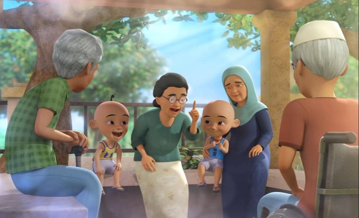 Upin dan Ipin mendatangi Panti Jompo (dok. Les' Copaque Production/Upin & Ipin)