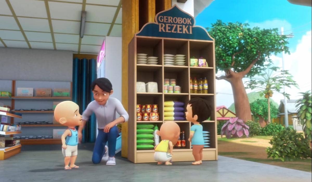 Gerobok Rezeki di Kampung Durian Runtuh (dok. Les' Copaque Production/Upin & Ipin)