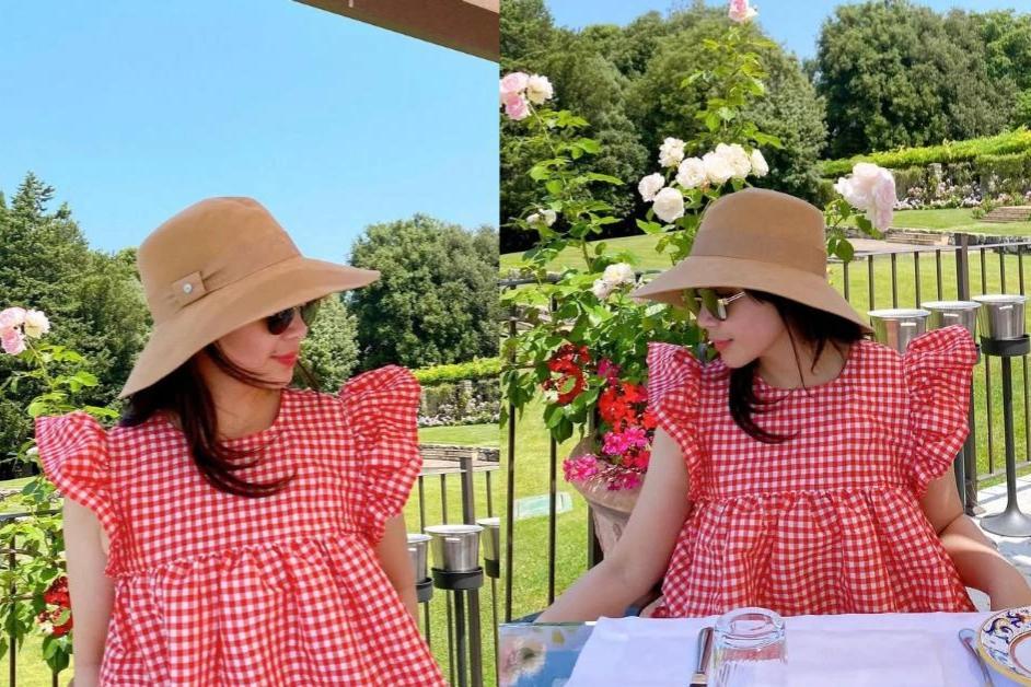 7 Potret Nagita Slavina di Tuscany, Italia, Disebut Mirip Anak Gadis!