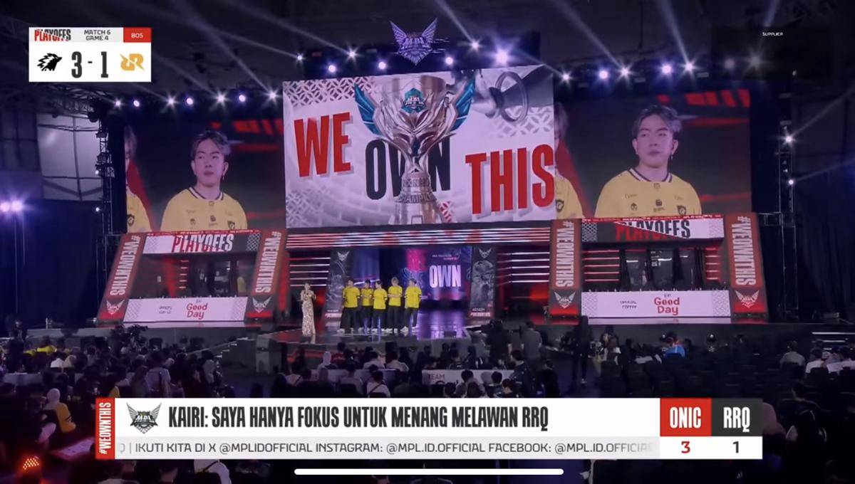 ONIC mengeklaim sudah siap dan focus mengalahkan RRQ (youtube.com/MPL Indonesia)