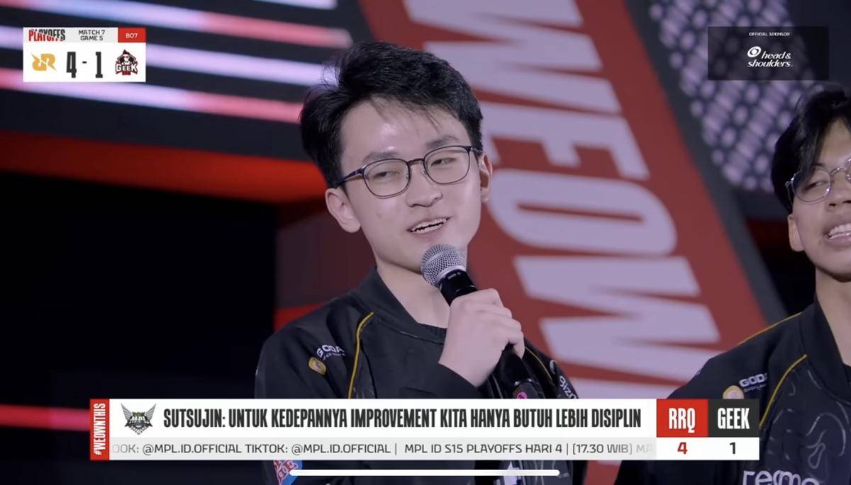 Sutsujin ungkap sedikit strategi melawan ONIC (youtube.com/MPL Indonesia)