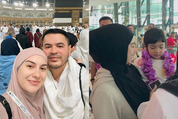 7 Potret Irish Bella dan Haldy Sabri Pulang ke Indonesia usai Ibadah Haji