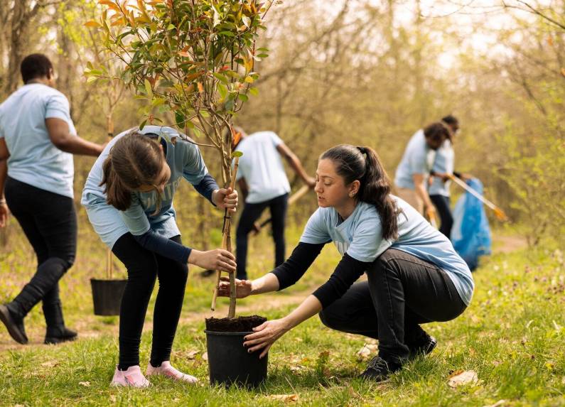 ilustrasi nonprofit environment (freepik.com/DC Studio)