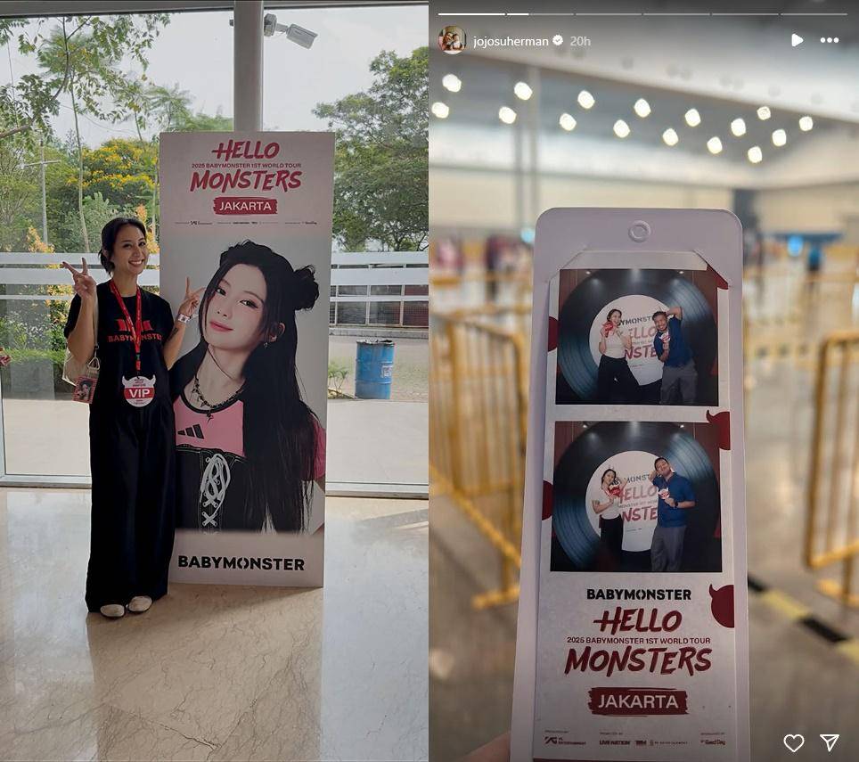 artis nonton konser BABYMONSTER 2025 (instagram.com/clairineclay)