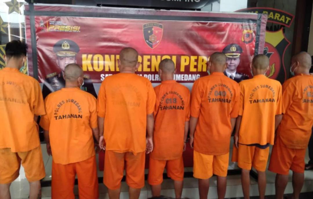Polres Sumedang Tangkap Belasan Preman, Ini Modus Aksinya