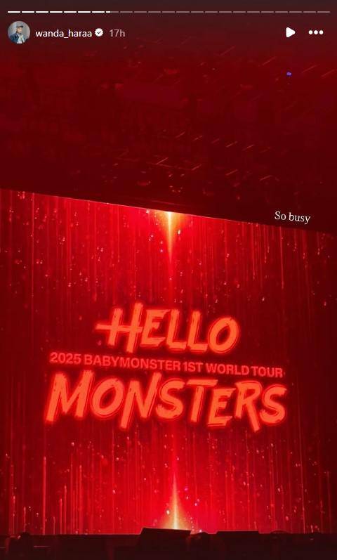 artis nonton konser BABYMONSTER 2025 (instagram.com/wanda_haraa)